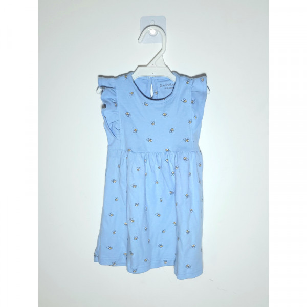 Honey Bees Blue Frock
