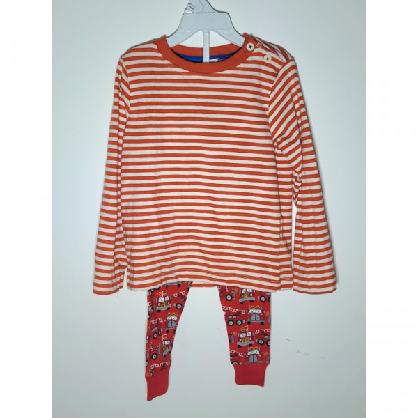 Red Stripe T-Shirt & Pant Set
