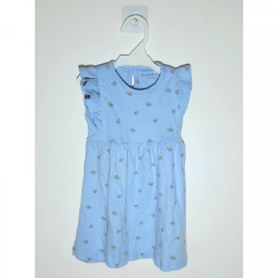 Honey Bees Blue Frock
